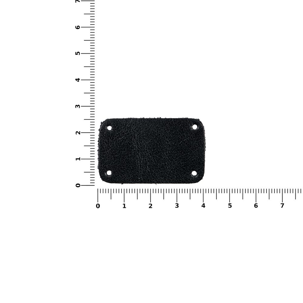 Лейбл кожаный Beta, S, черный / Миниатюра WWW (1000)