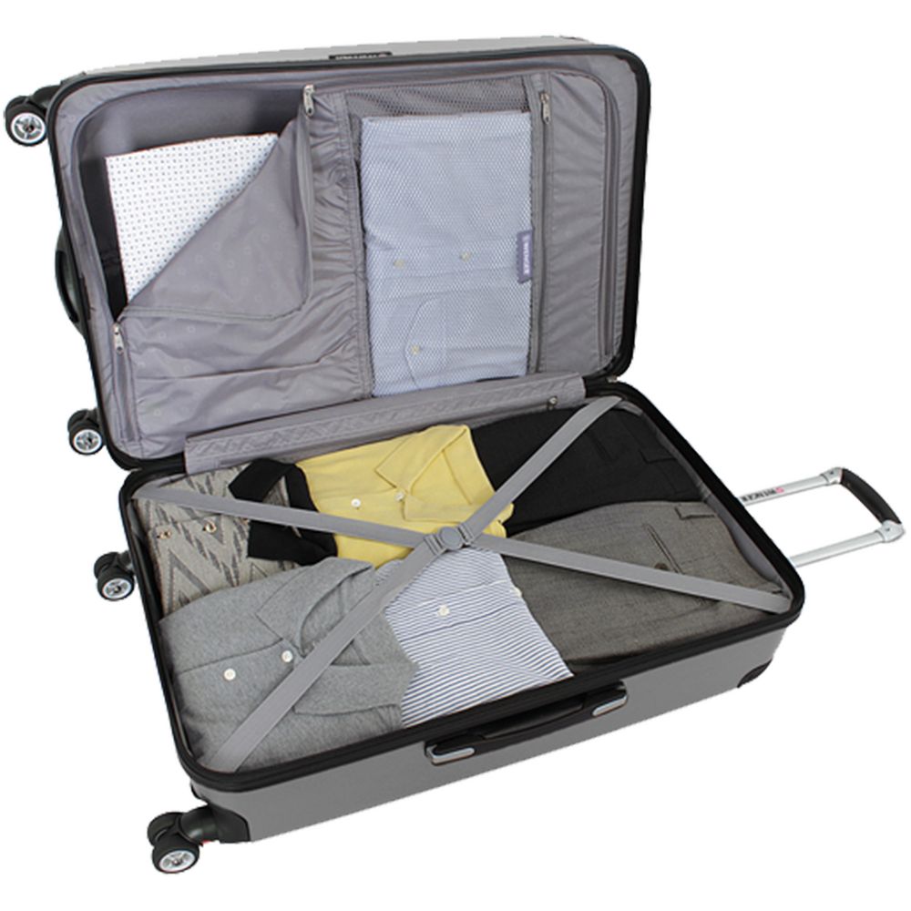 Чемодан Ridge L, серебристый / Миниатюра WWW (1000)