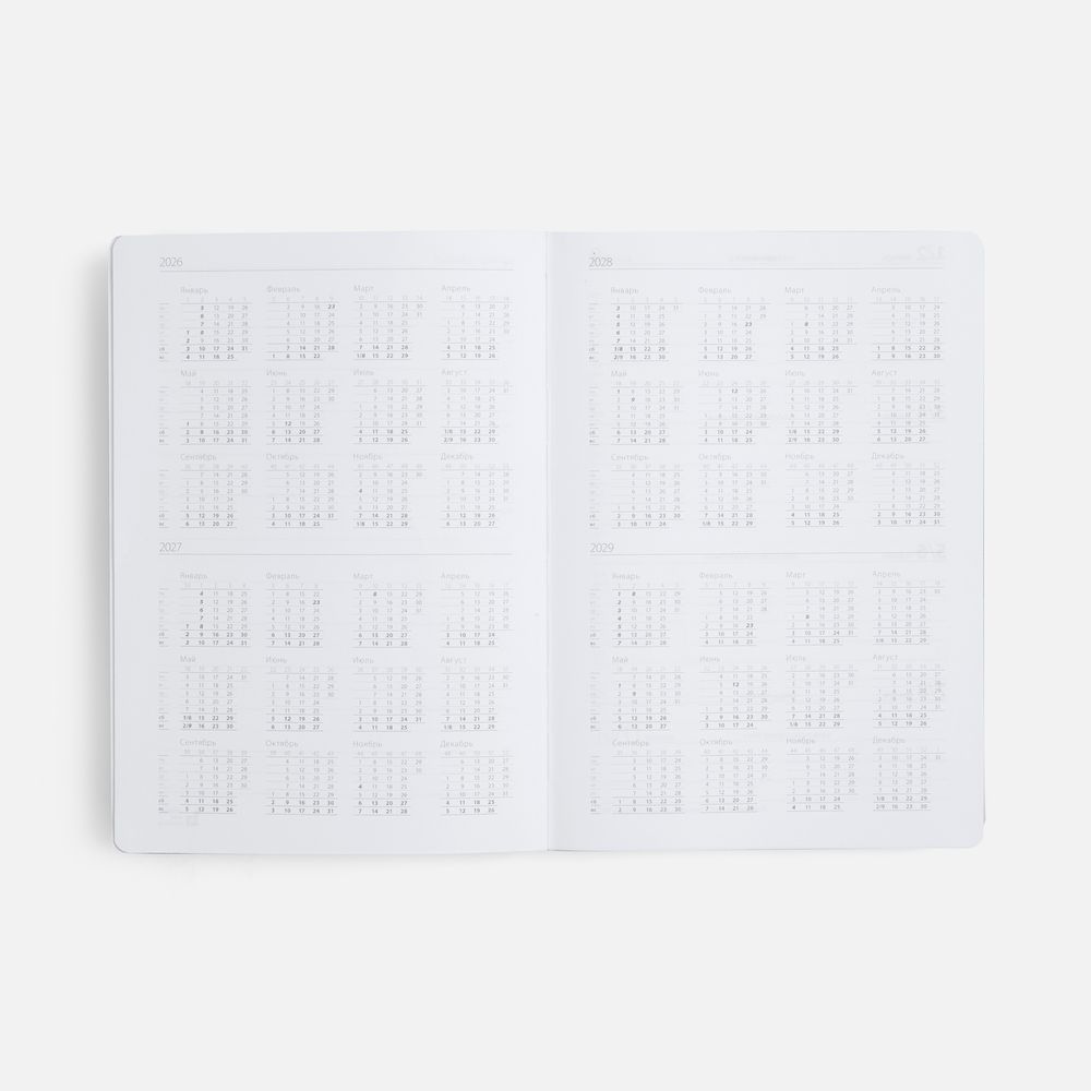 Ежедневник Must Metal, датированный, синий / Миниатюра WWW (1000)