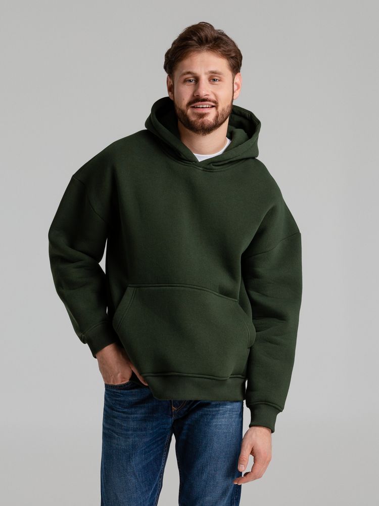 Худи Kulonga Oversize, темно-зеленый хаки / Миниатюра WWW (1000)