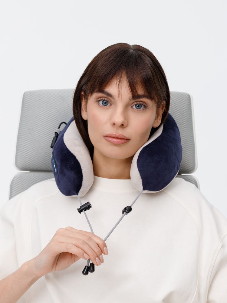 Дорожная подушка-массажер inRelax, синяя / Миниатюра WWW (1000)