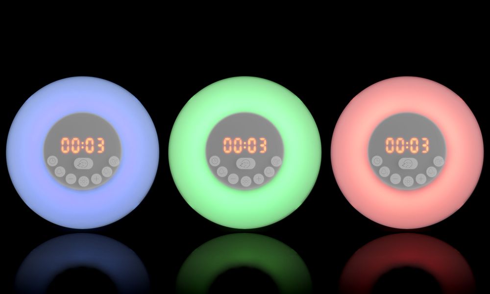 Лампа-колонка со световым будильником dreamTime, ver.2, белая / Миниатюра WWW (1000)