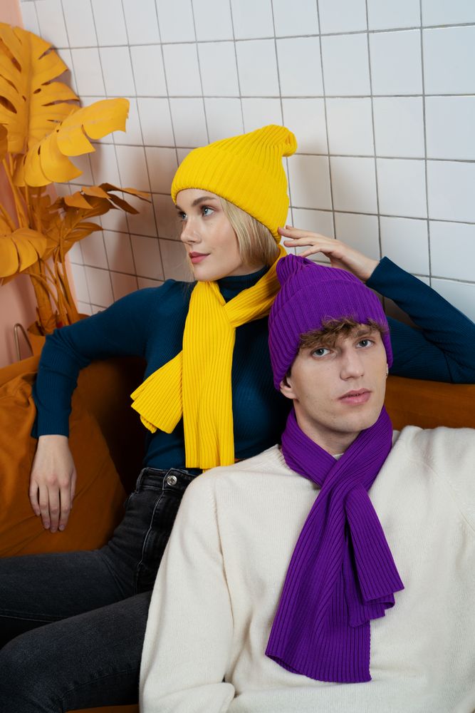 Шапка Yong, фиолетовая / Миниатюра WWW (1000)