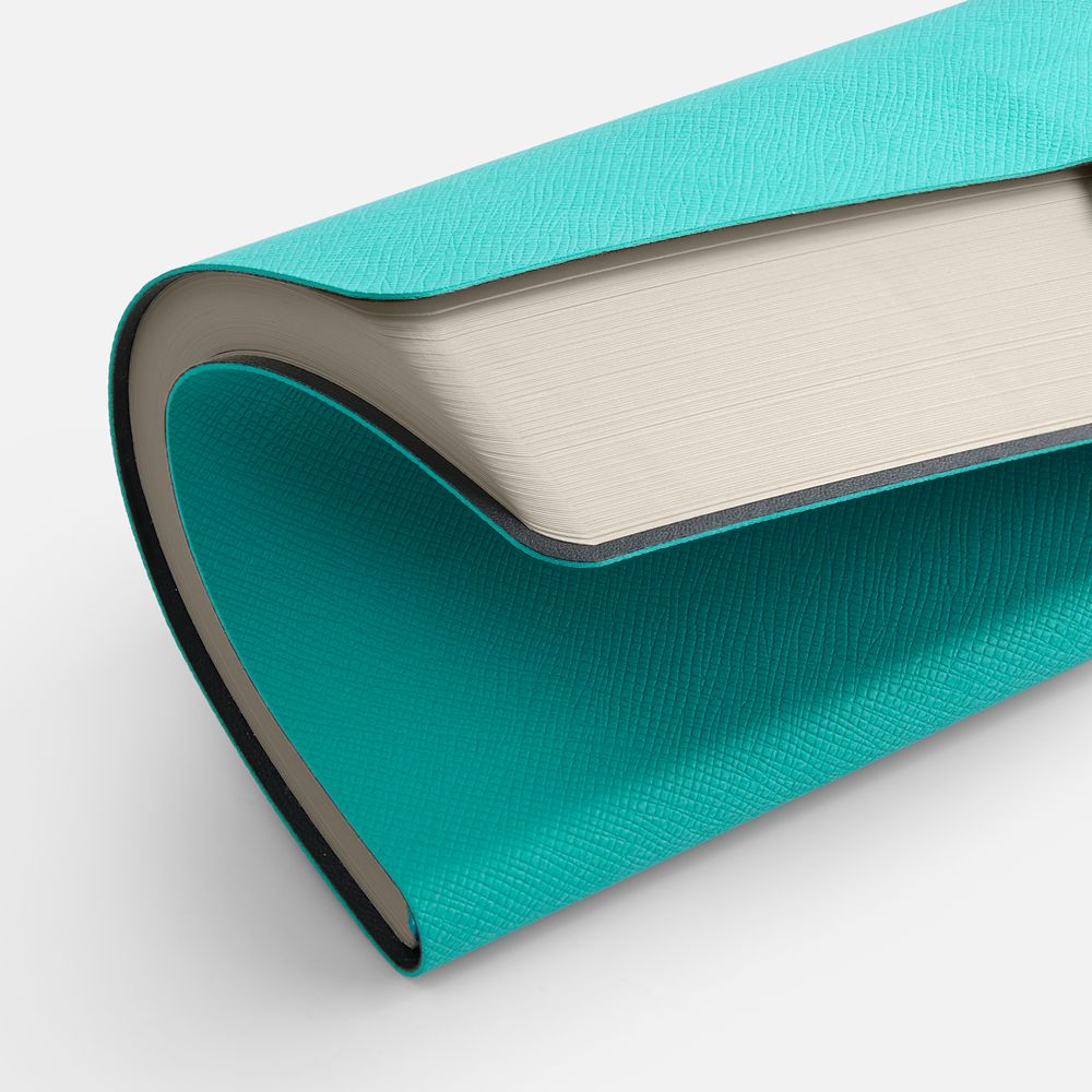 Ежедневник Lungo, недатированный, бирюзовый / Миниатюра WWW (1000)