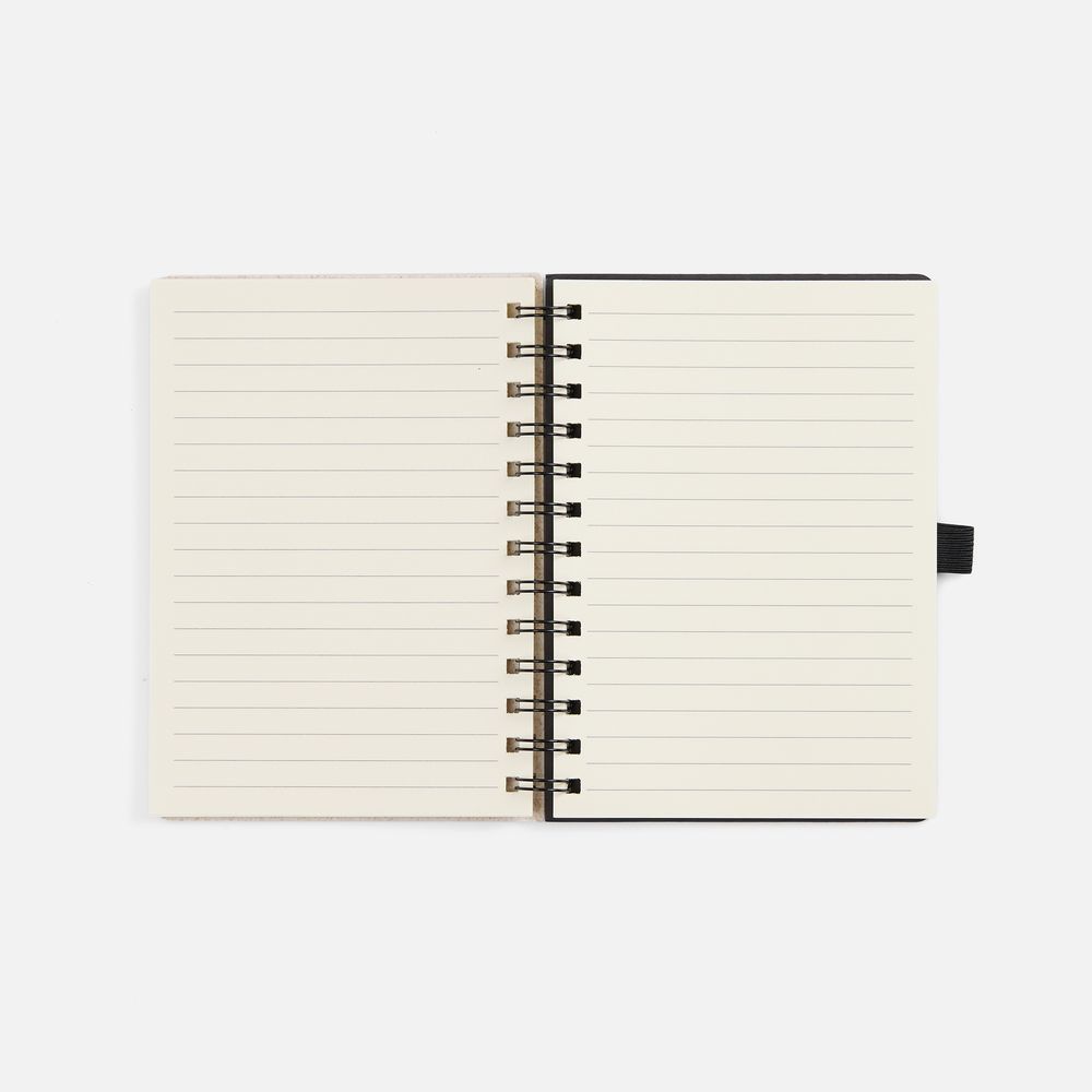 Блокнот на спирали Intrigo, белый / Миниатюра WWW (1000)