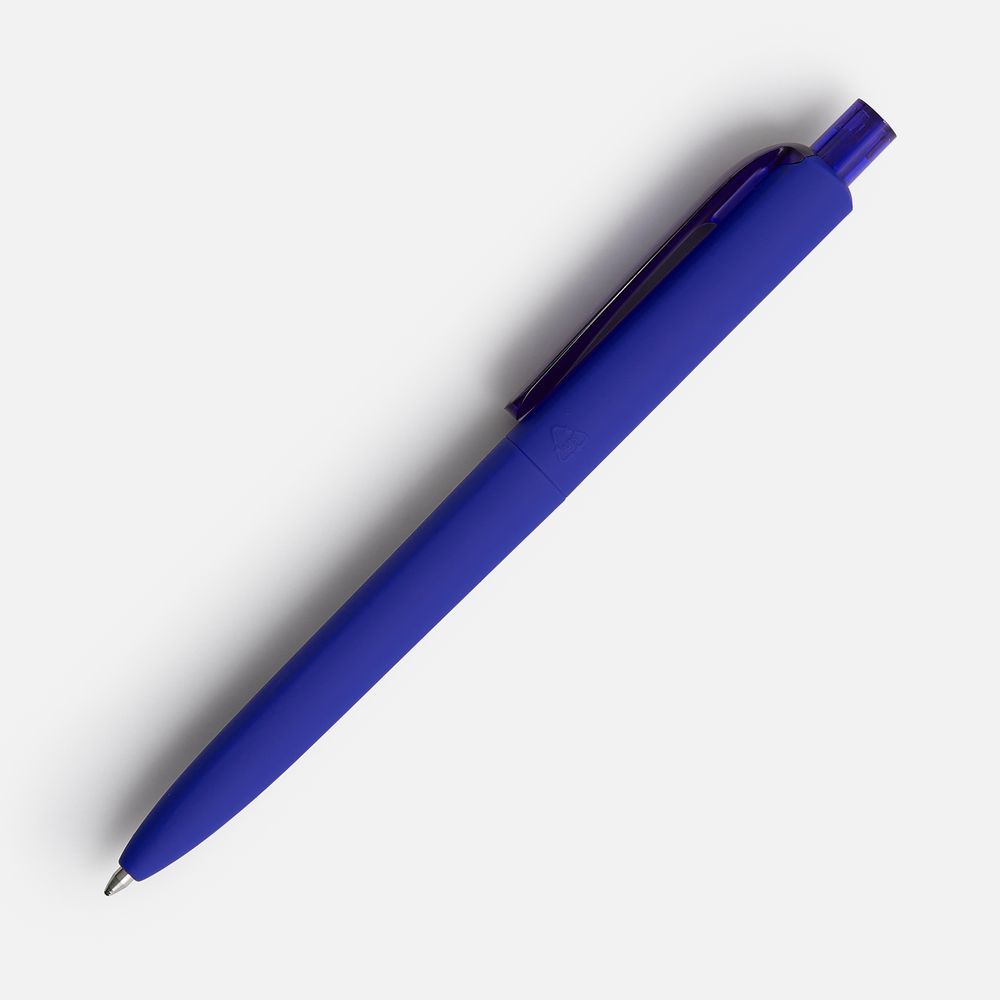 Ручка шариковая Prodir DS8 PRR-Т Soft Touch, синяя / Миниатюра WWW (1000)
