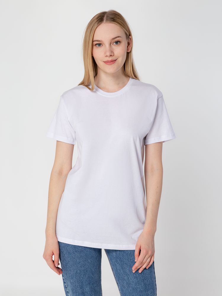 Футболка унисекс T-Bolka 160, белая / Миниатюра WWW (1000)