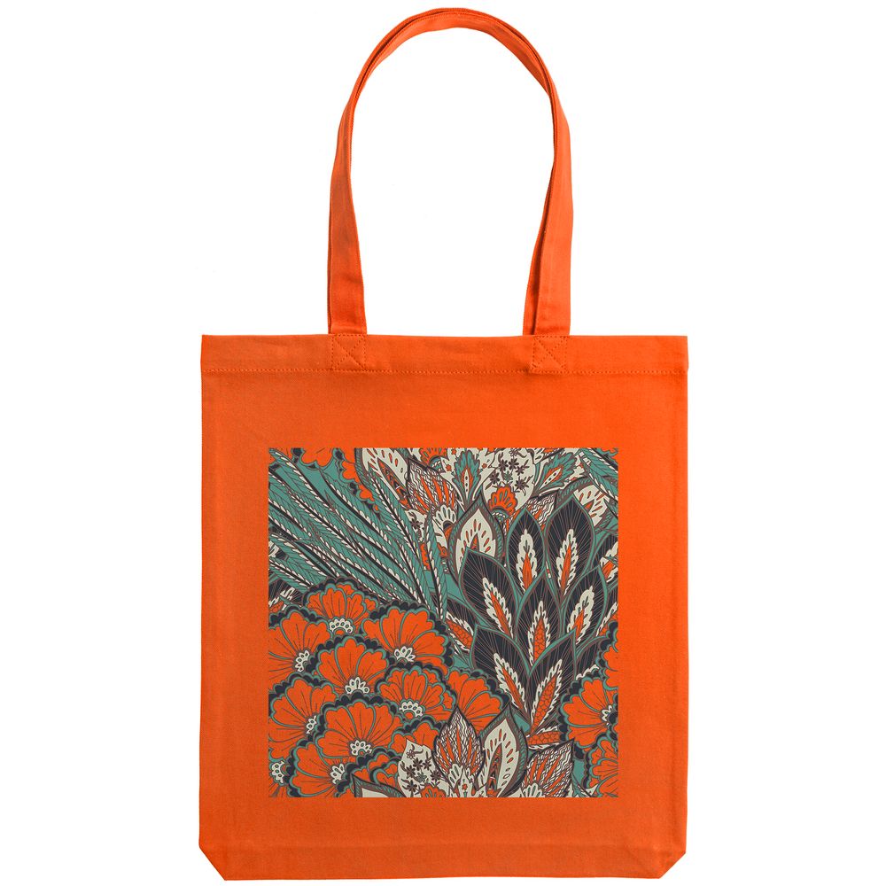 Холщовая сумка «Пастораль», оранжевая / Миниатюра WWW (1000)