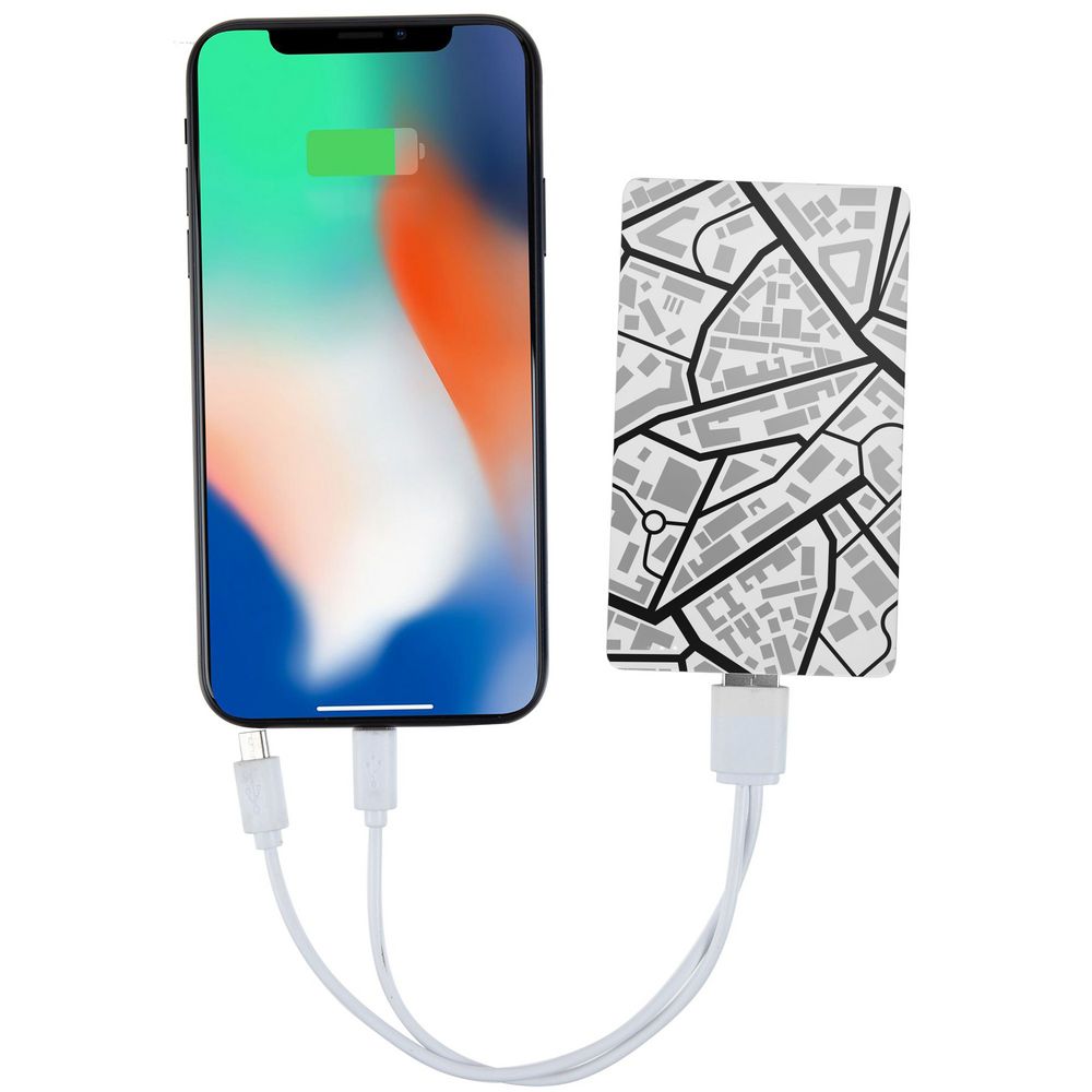 Внешний аккумулятор City, 4000 мАч, белый / Миниатюра WWW (1000)