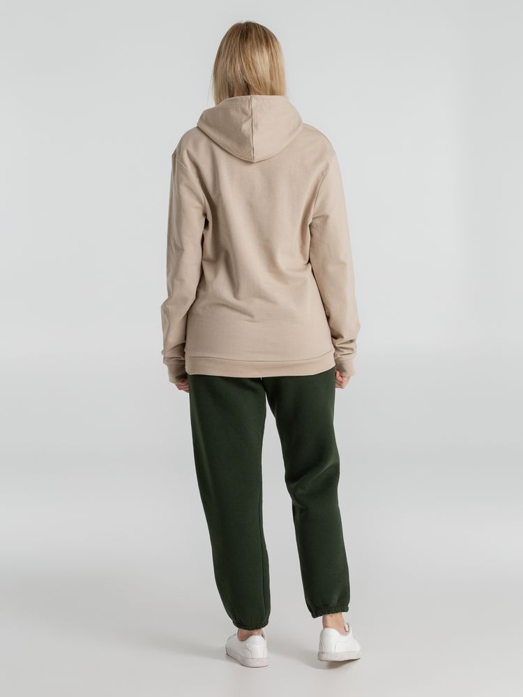 Толстовка с капюшоном унисекс Hoodie, бежевая / Миниатюра WWW (1000)