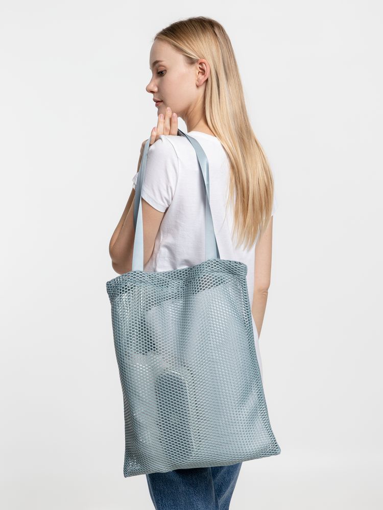 Шопер Verkko, серо-голубой / Миниатюра WWW (1000)