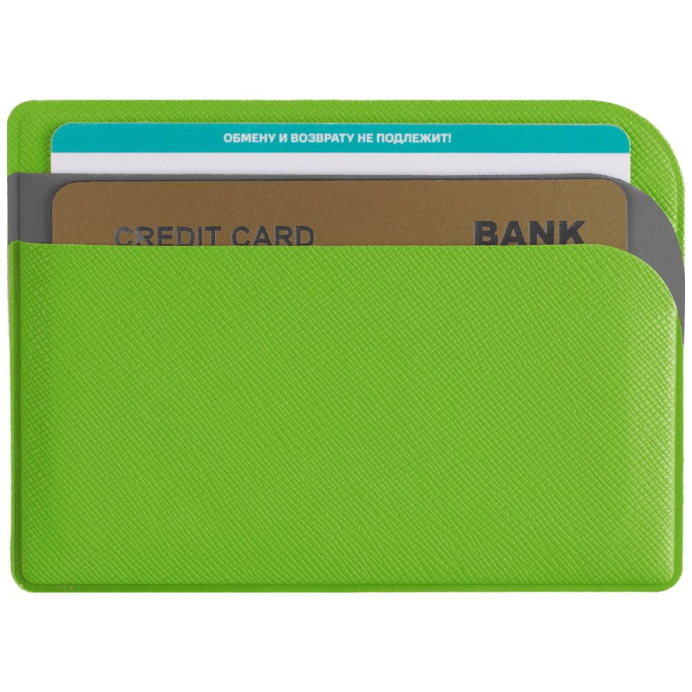Чехол для карточек Dual, зеленый / Миниатюра WWW (1000)