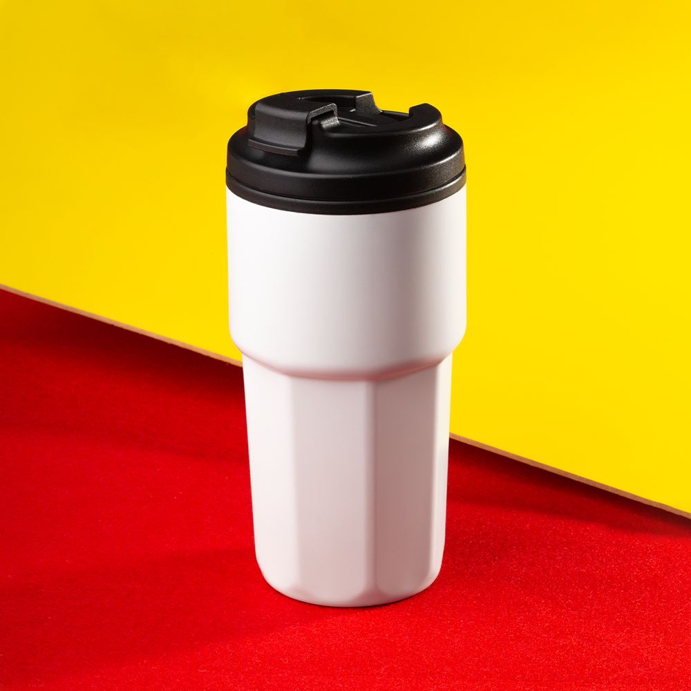 Термостакан Presa, белый / Миниатюра WWW (1000)