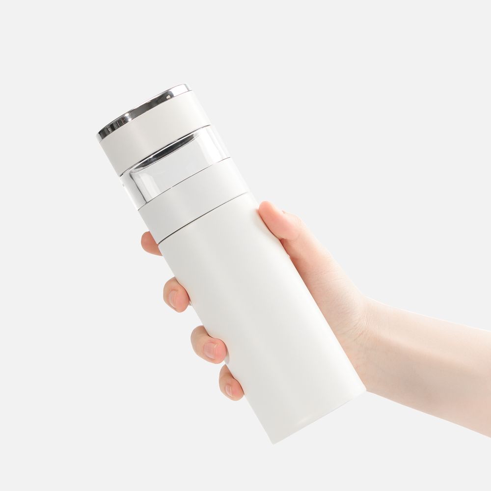 Смарт-бутылка с инфьюзером Thermory, белая / Миниатюра WWW (1000)