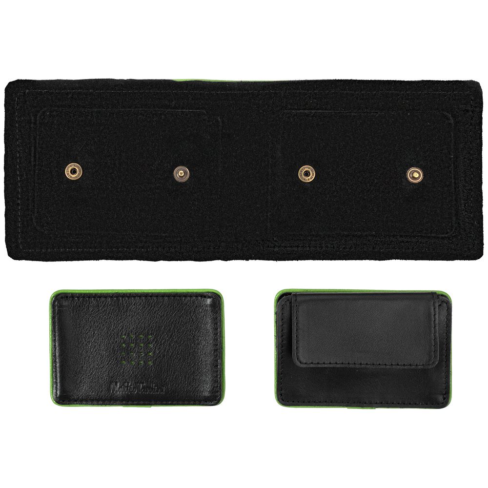 Кошелек Partinico, черный с зеленым / Миниатюра WWW (1000)