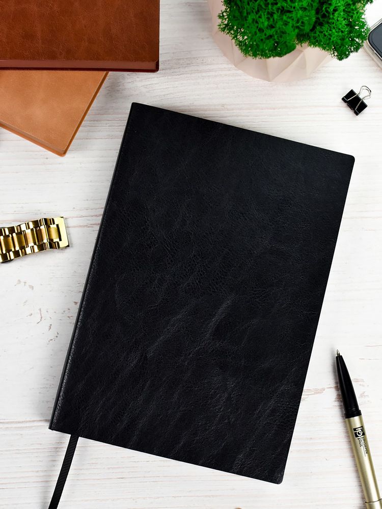 Ежедневник Martos, недатированный, черный / Миниатюра WWW (1000)