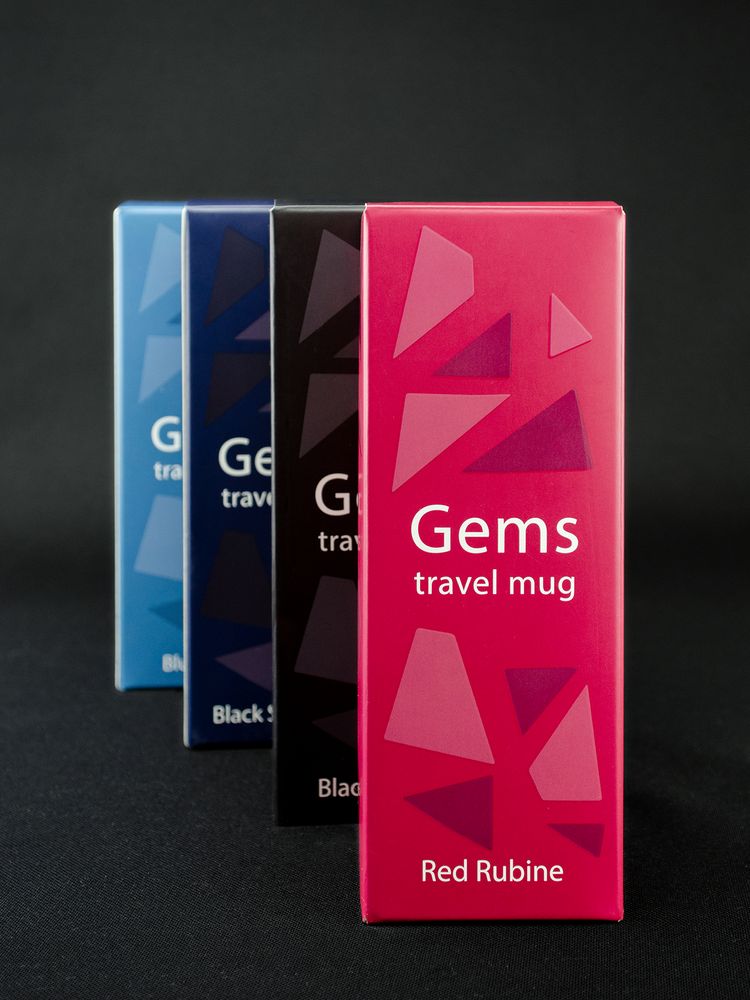 Термостакан Gems Blue Topaz, синий топаз / Миниатюра WWW (1000)