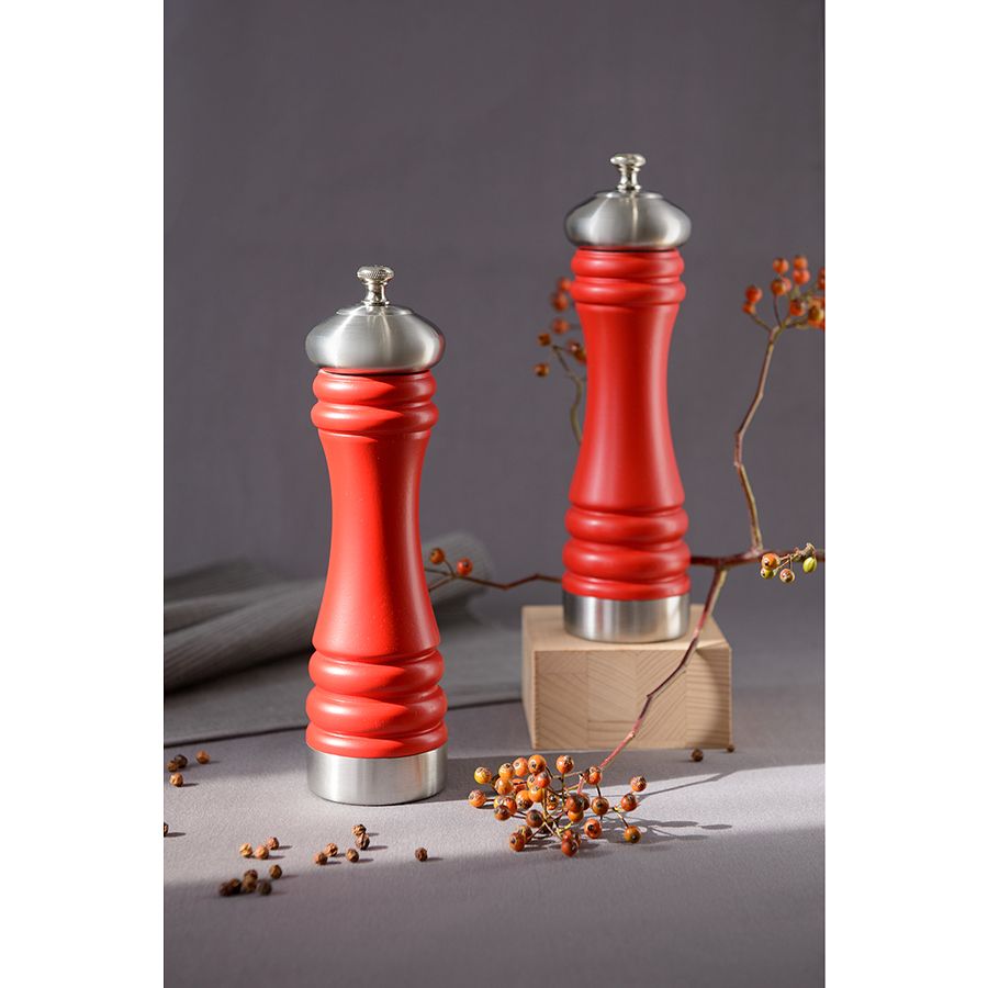 Мельница для соли Color Wood, большая, красная / Миниатюра WWW (1000)
