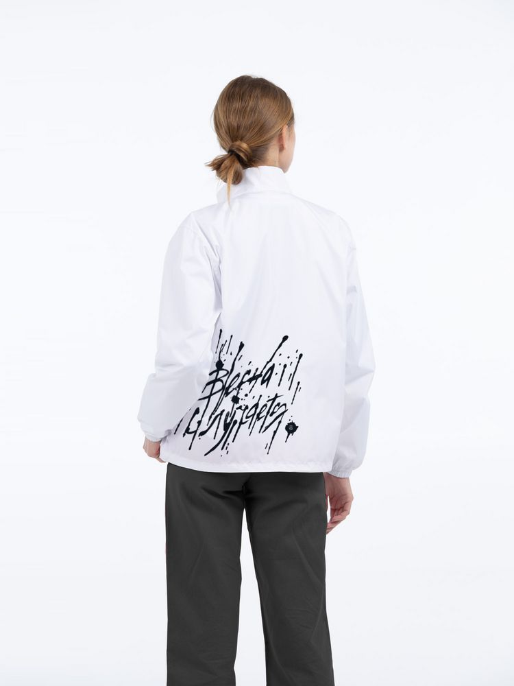 Ветровка «Весна случается», белая / Миниатюра WWW (1000)