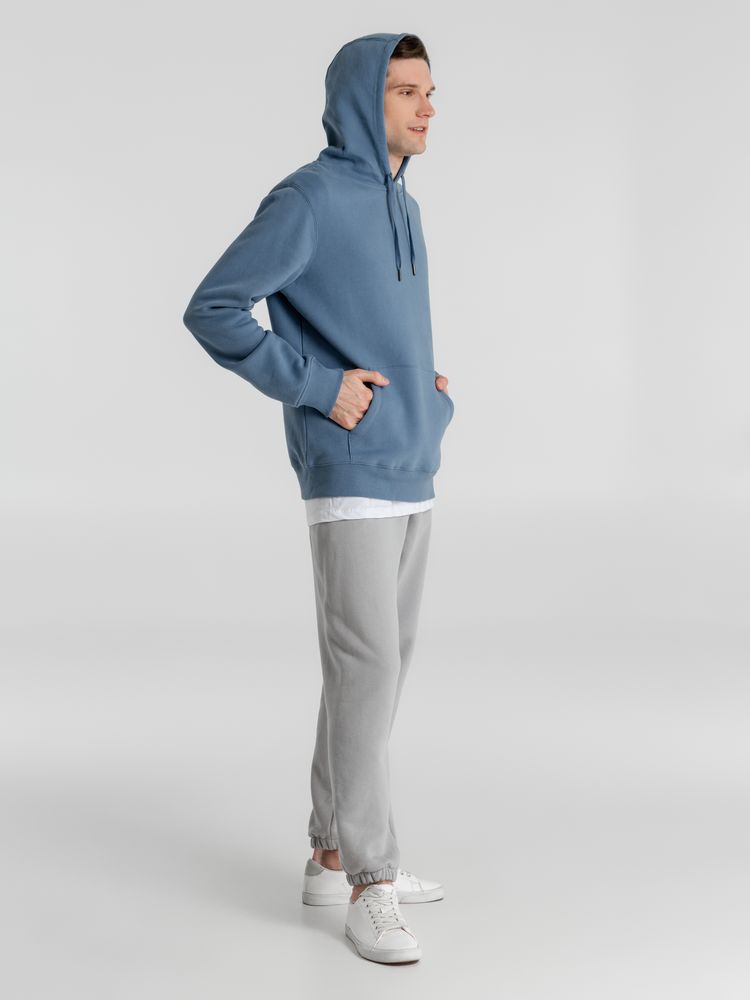 Толстовка с капюшоном унисекс King, серо-синяя / Миниатюра WWW (1000)