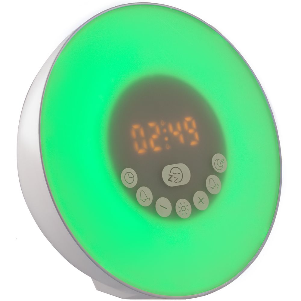 Лампа-колонка со световым будильником dreamTime, ver.2, белая / Миниатюра WWW (1000)