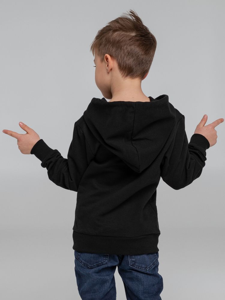 Толстовка с капюшоном детская Kirenga Kids, черная / Миниатюра WWW (1000)