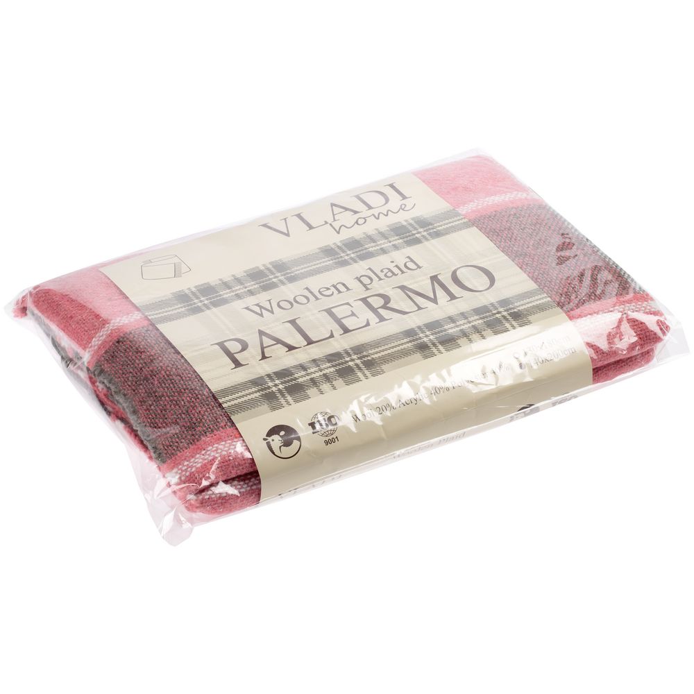 Плед Dublin, серо-розовый / Миниатюра WWW (1000)