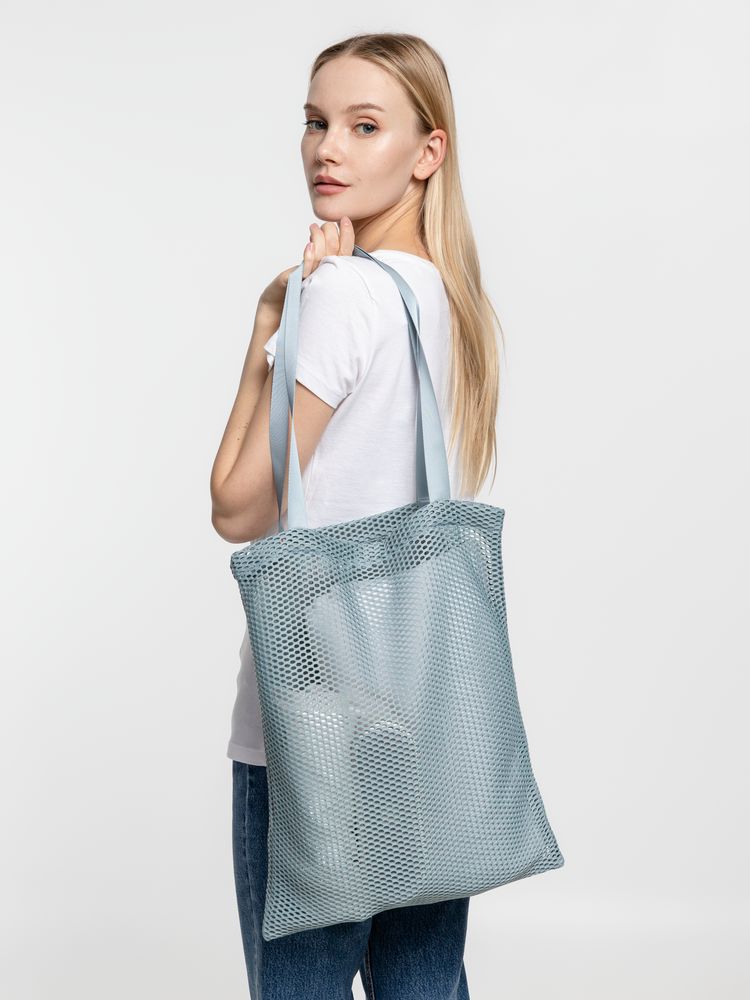 Шопер Verkko, серо-голубой / Миниатюра WWW (1000)