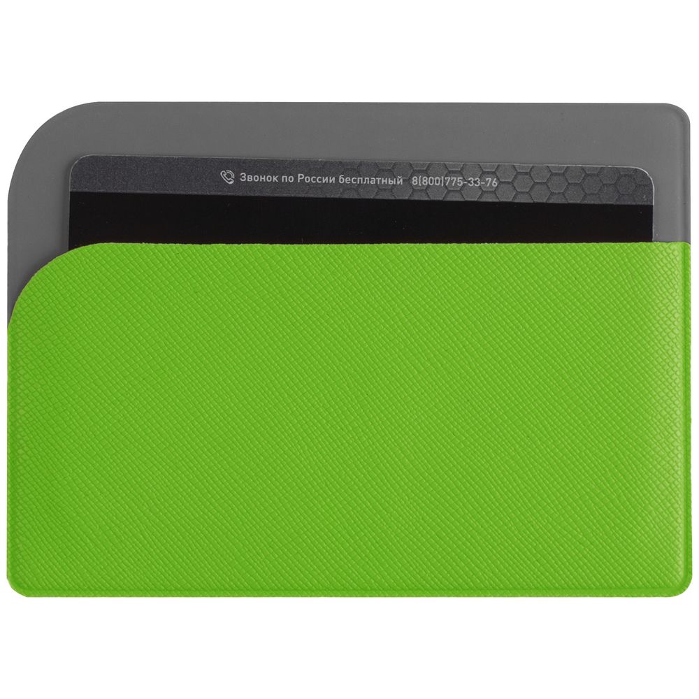 Чехол для карточек Dual, зеленый / Миниатюра WWW (1000)