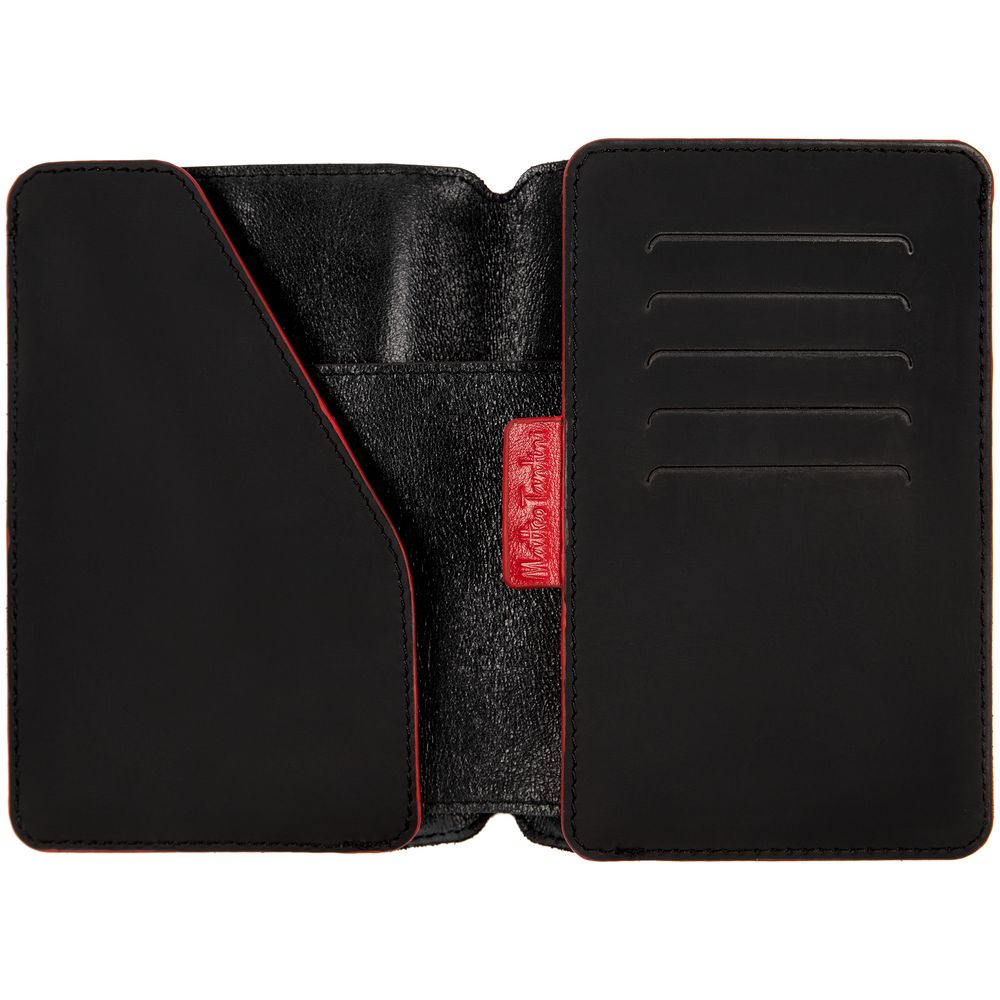 Автобумажник Arrival, черный с красным / Миниатюра WWW (1000)