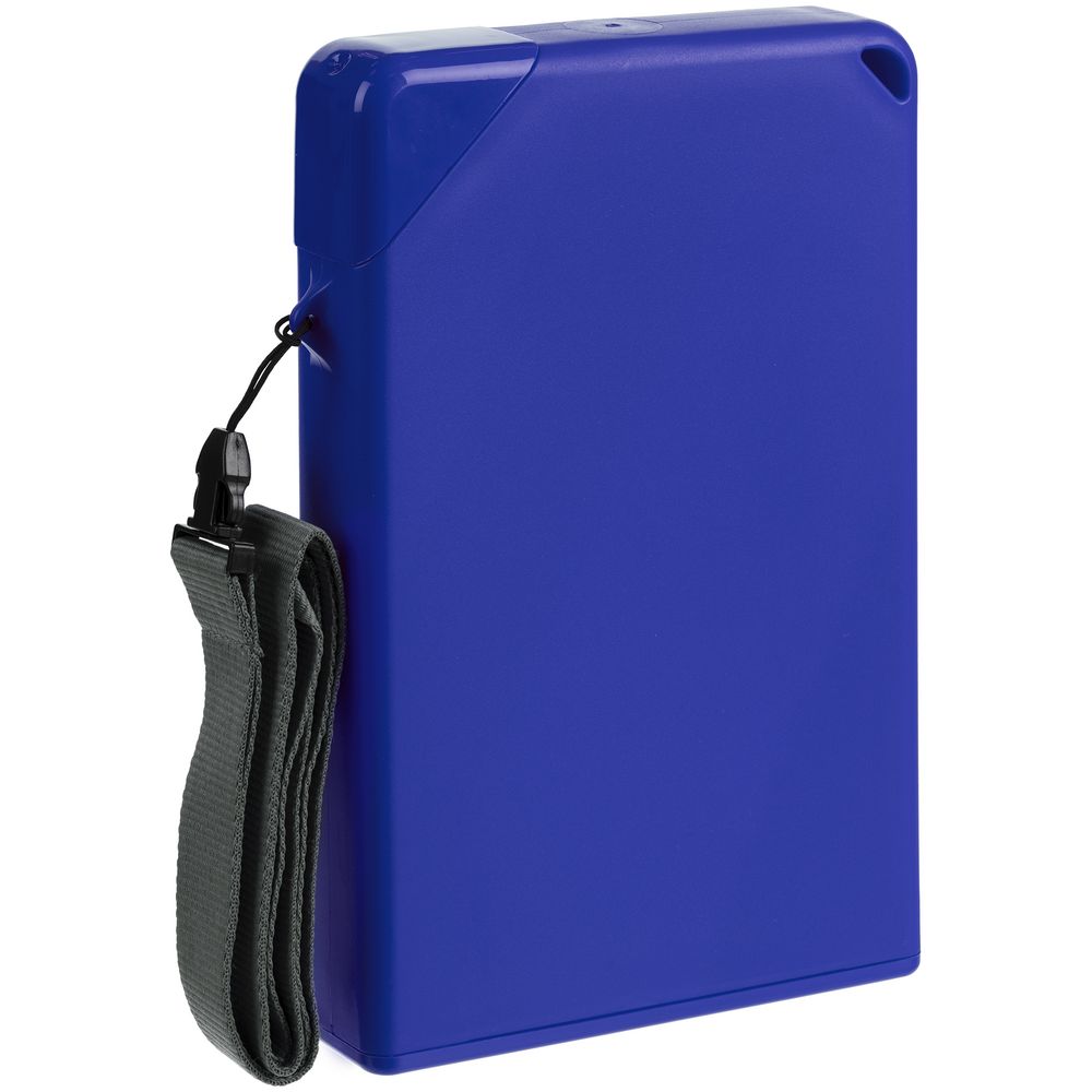 Плоская бутылка для воды Flacon, синяя / Миниатюра WWW (1000)