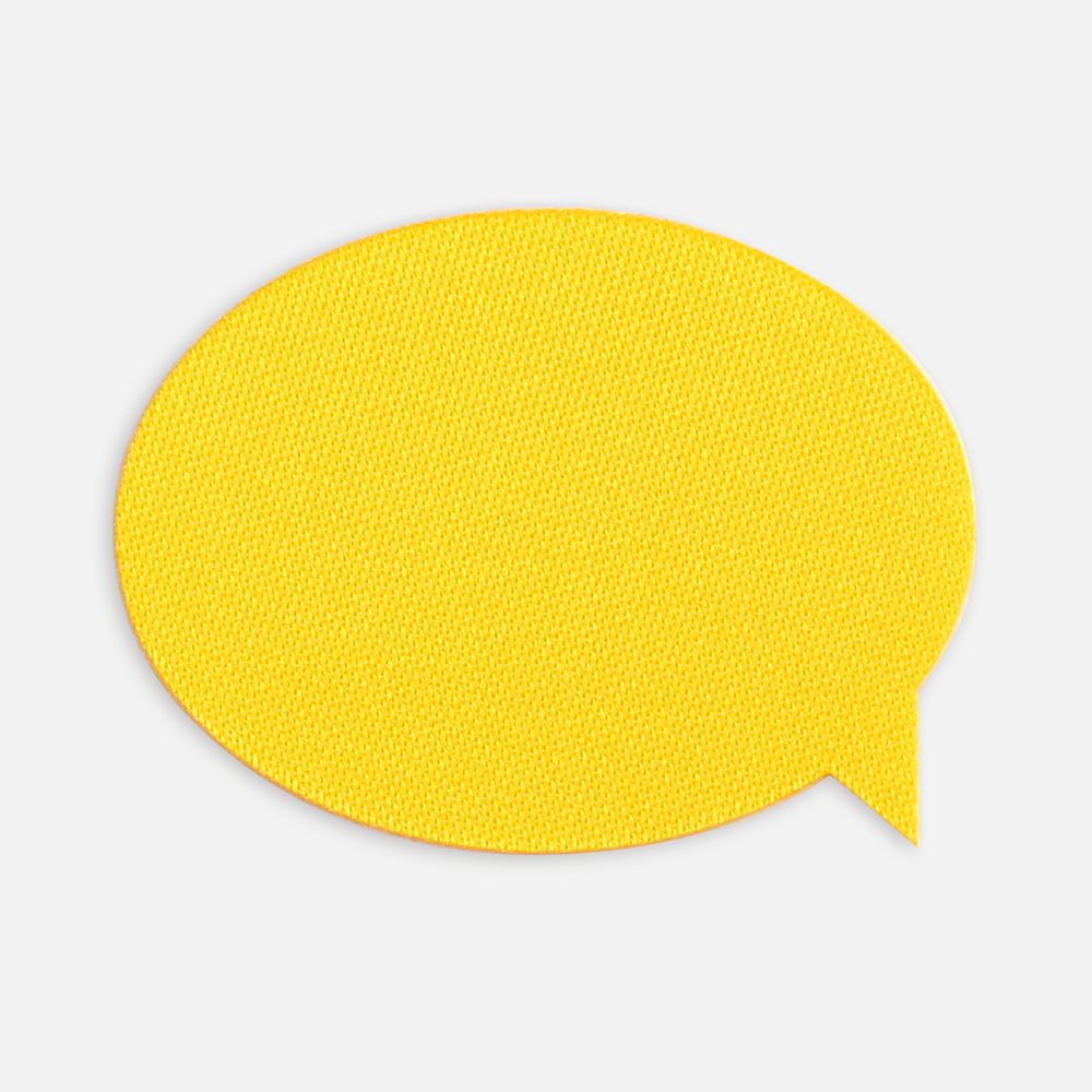 Наклейка тканевая Lunga Bubble, M, желтая / Миниатюра WWW (1000)