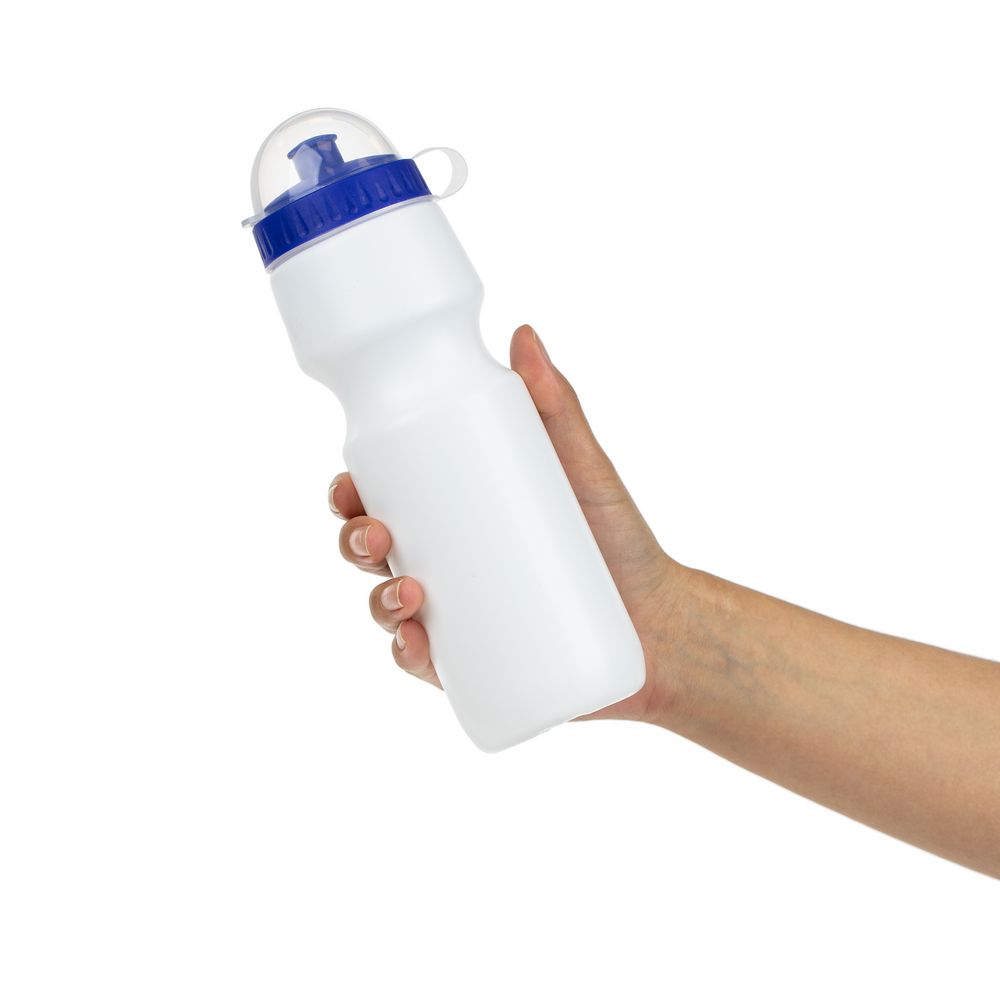 Бутылка для велосипеда Bikescape, белая с синим / Миниатюра WWW (1000)