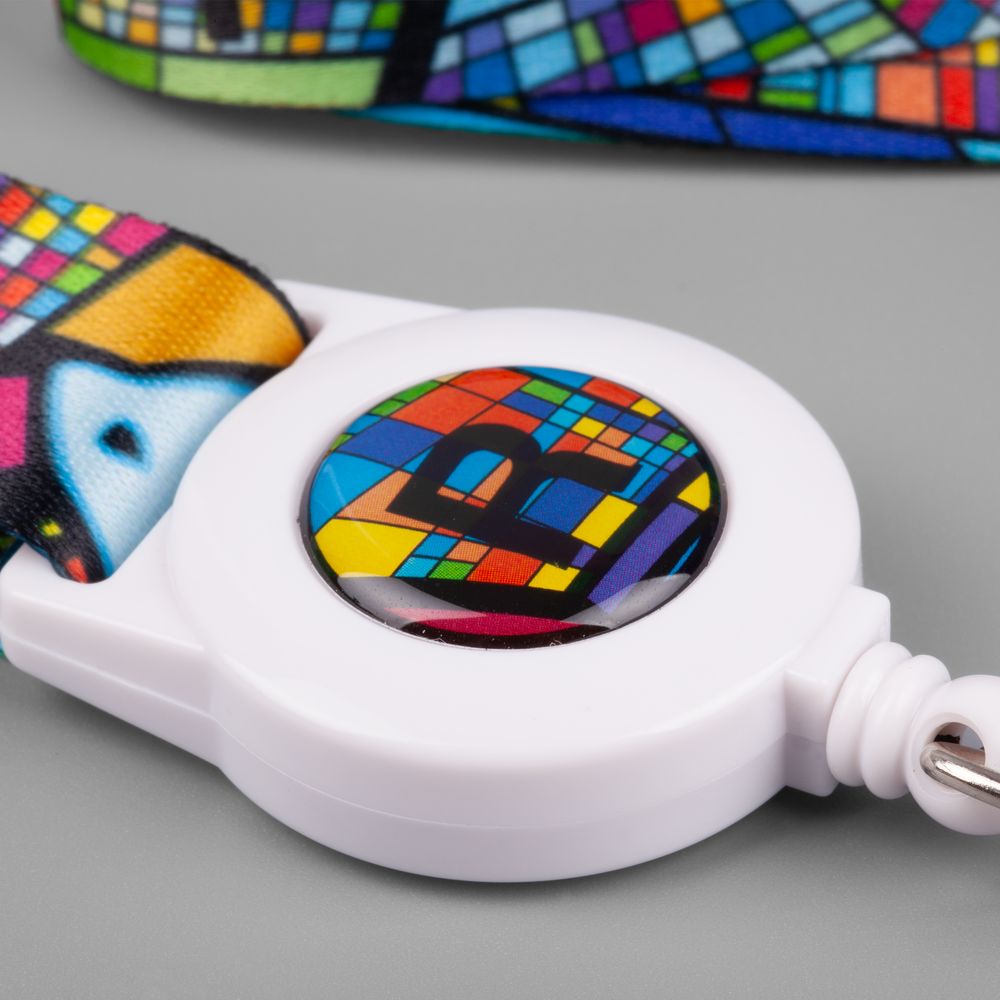 Лента для бейджа с ретрактором TapePrint на заказ / Миниатюра WWW (1000)