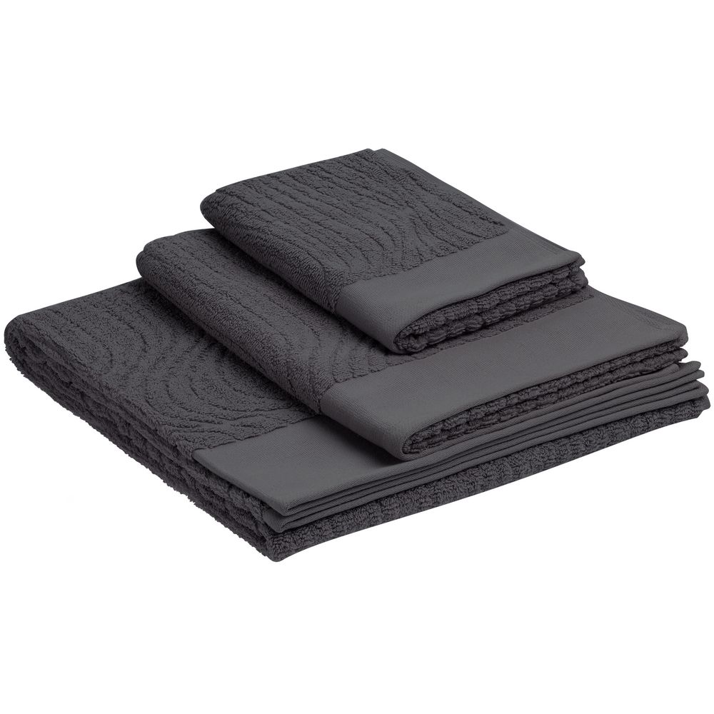 Полотенце New Wave, малое, серое / Миниатюра WWW (1000)