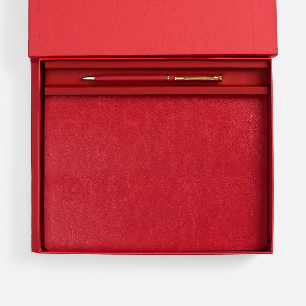 Набор Nebraska Flex, красный с золотистым / Миниатюра WWW (1000)