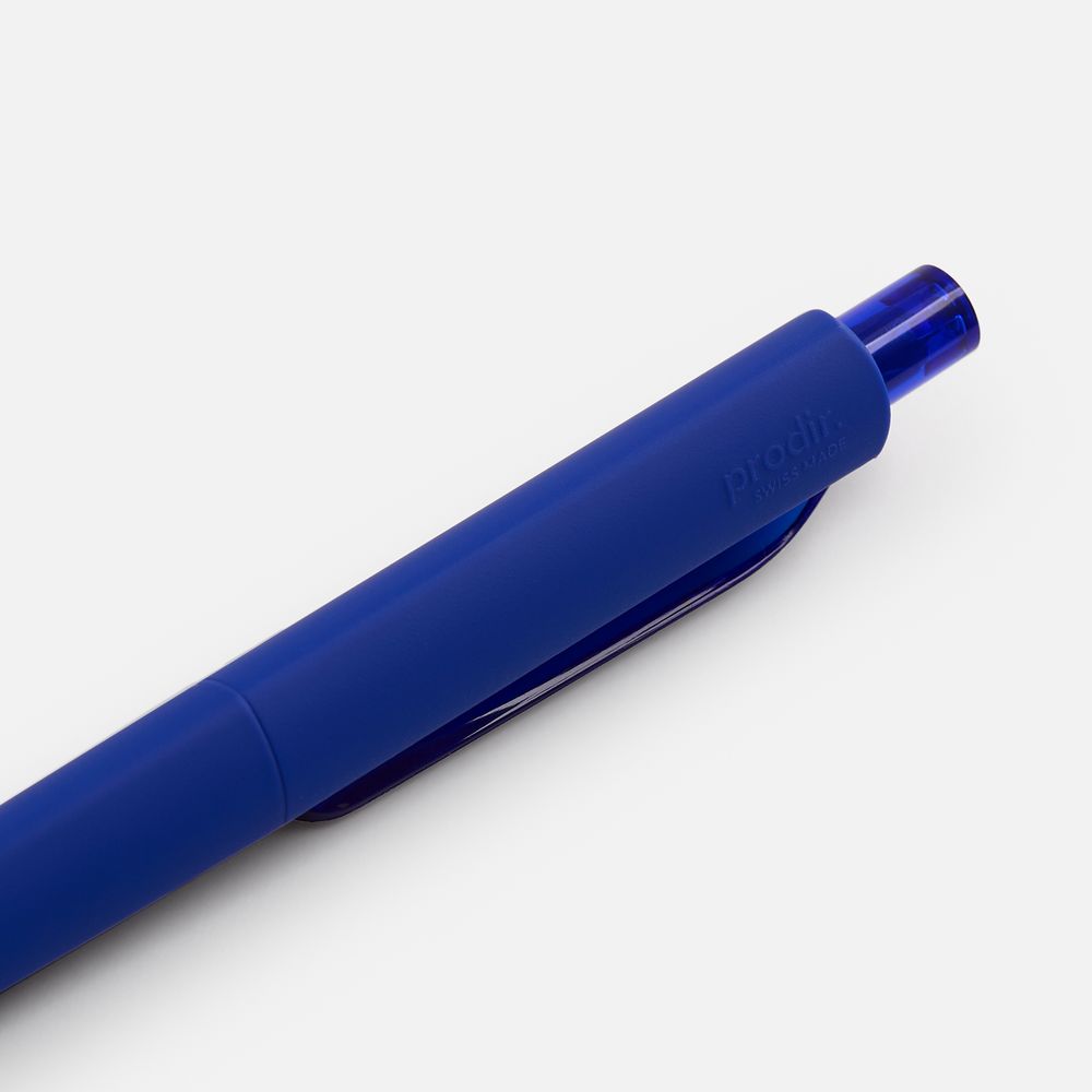 Ручка шариковая Prodir DS8 PRR-Т Soft Touch, синяя / Миниатюра WWW (1000)