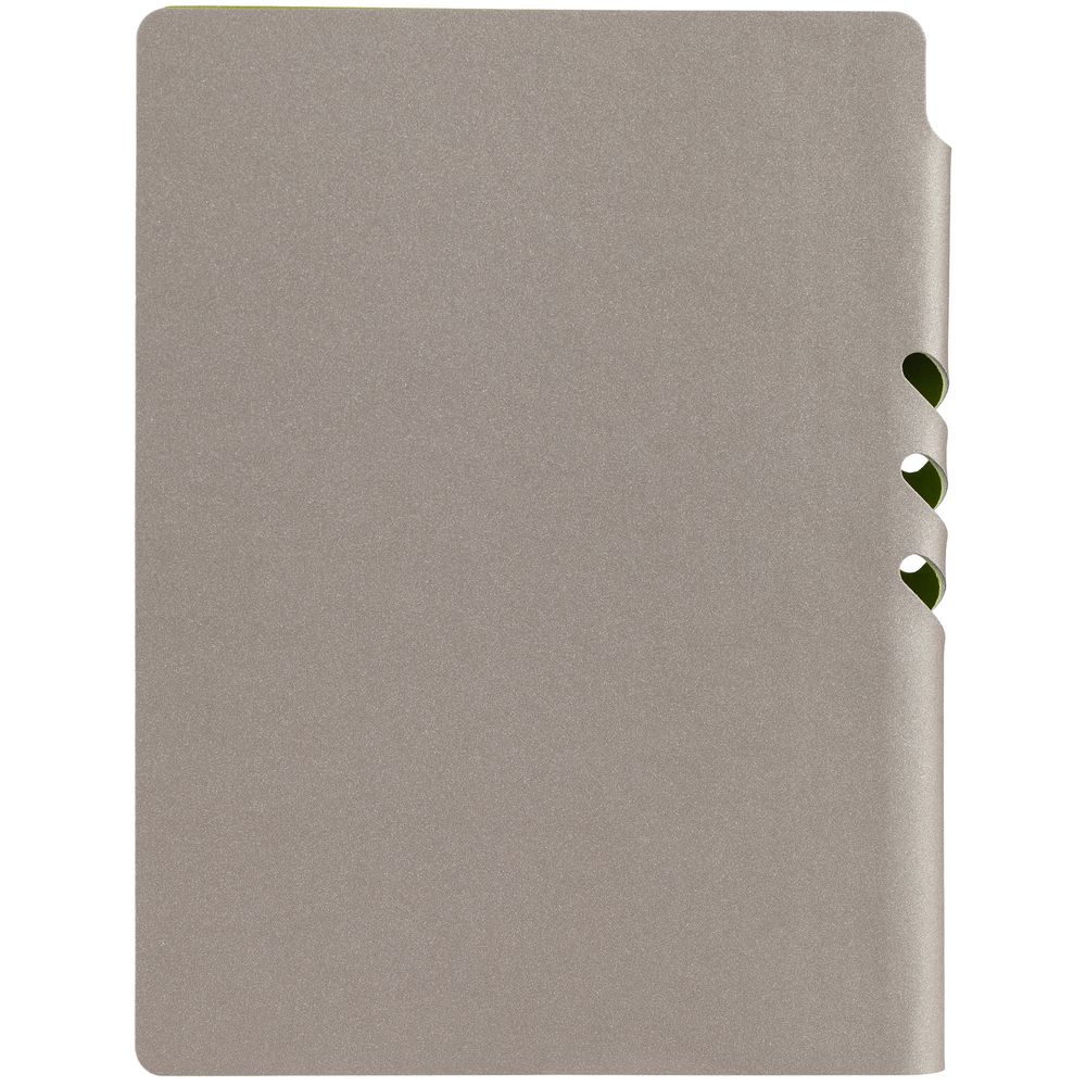 Ежедневник Flexpen, недатированный, серебристо-зеленый / Миниатюра WWW (1000)