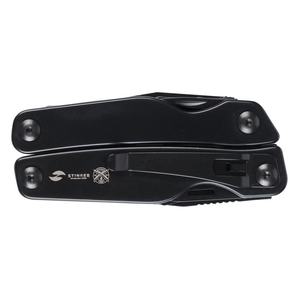 Мультитул Stinger 11, черный / Миниатюра WWW (1000)