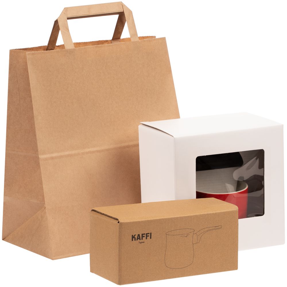 Набор для кофе Kaffi, красный / Миниатюра WWW (1000)