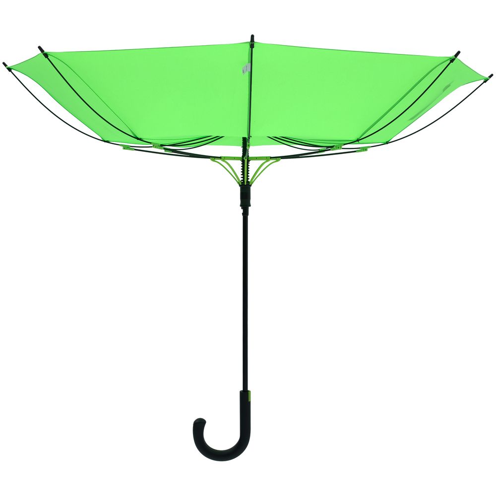 Зонт-трость Undercolor с цветными спицами, зеленое яблоко / Миниатюра WWW (1000)