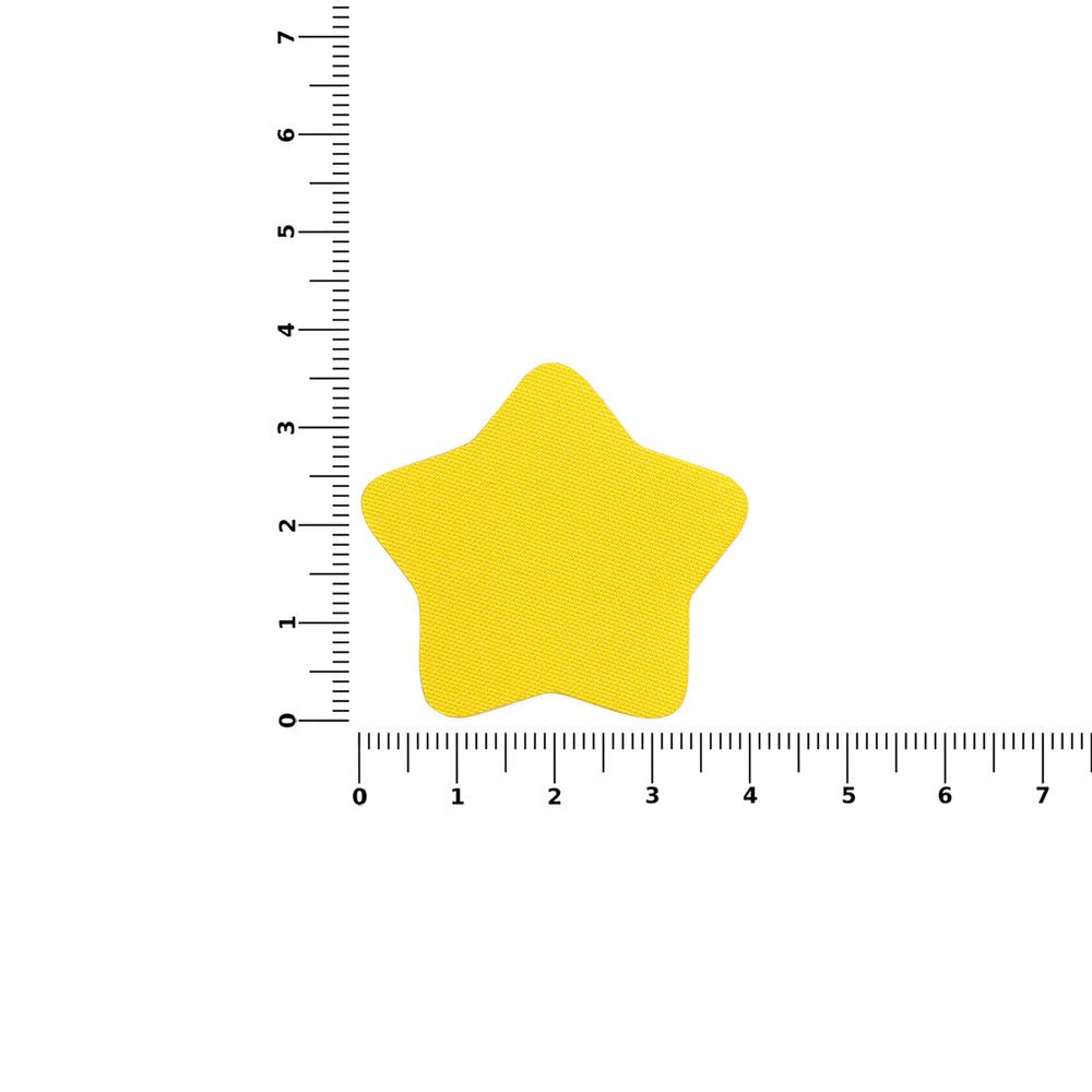 Наклейка тканевая Lunga Bial, M, желтая / Миниатюра WWW (1000)