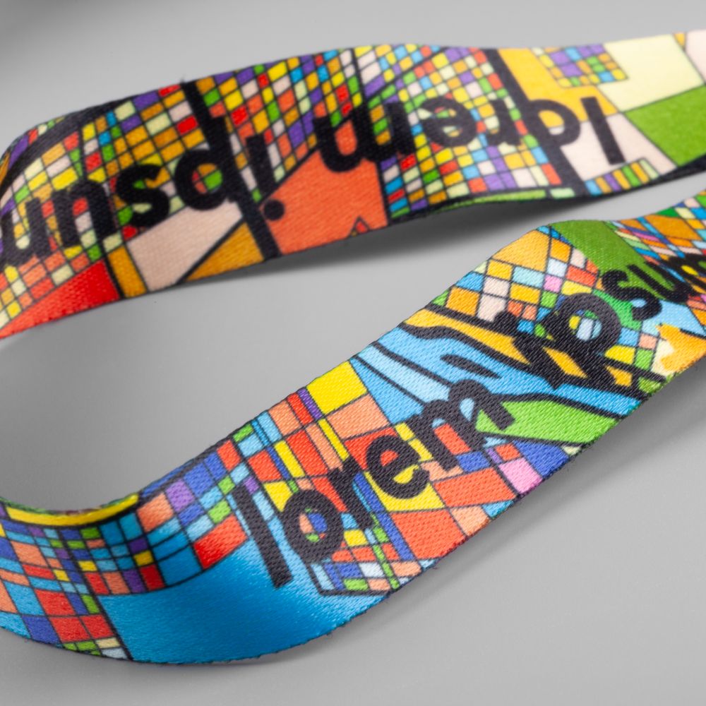 Лента для бейджа с ретрактором TapePrint на заказ / Миниатюра WWW (1000)