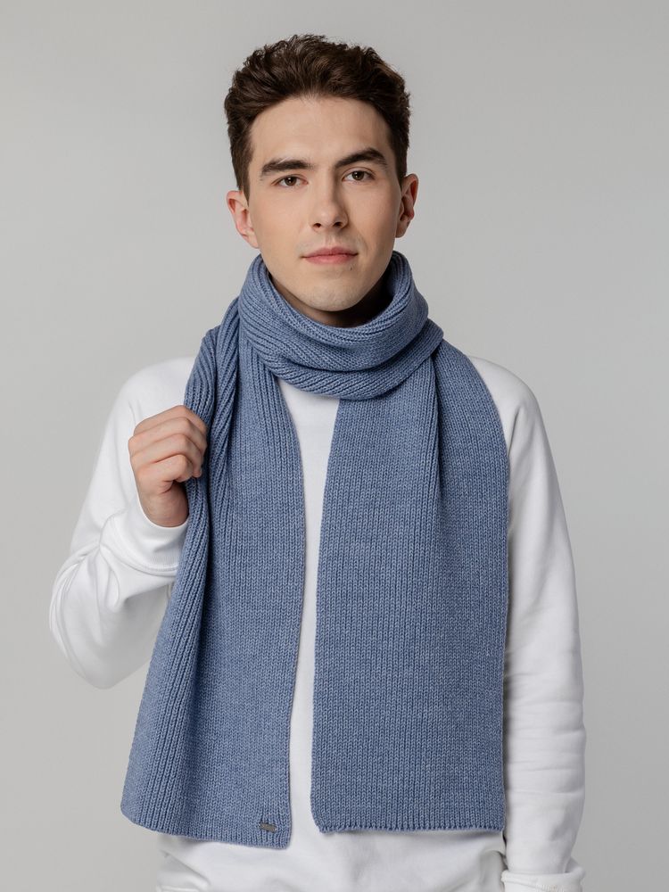 Шарф Tommi, голубой меланж / Миниатюра WWW (1000)