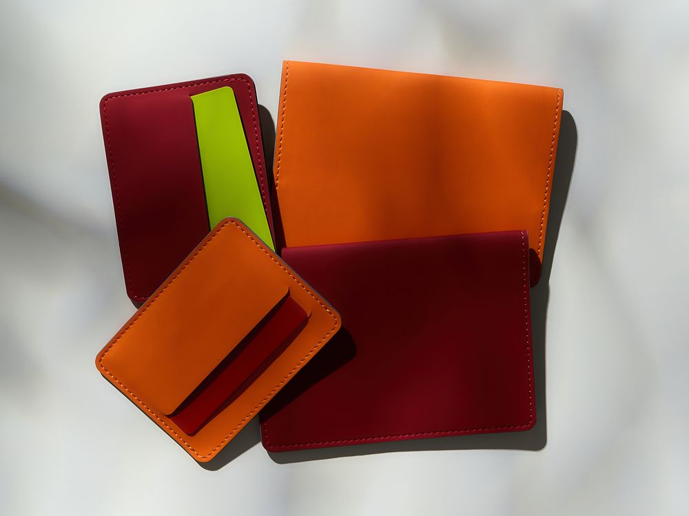 Чехол для карточек Shall Simple, оранжевый / Миниатюра WWW (1000)