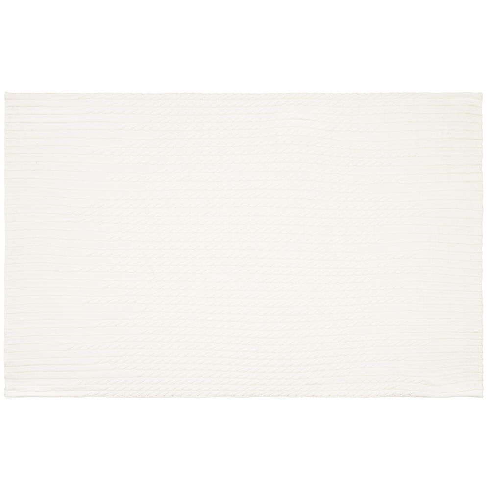 Плед Tressa, белый (молочный) / Миниатюра WWW (1000)