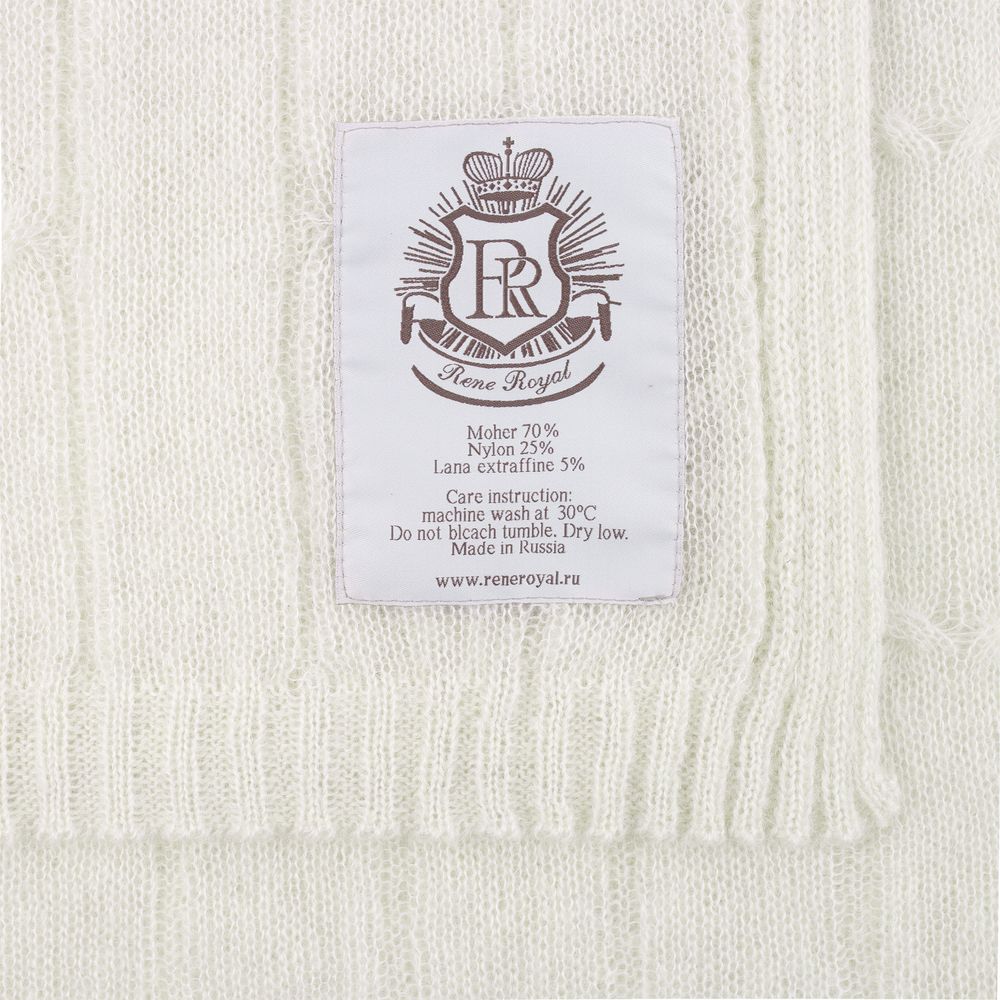 Плед Grasse, белый / Миниатюра WWW (1000)