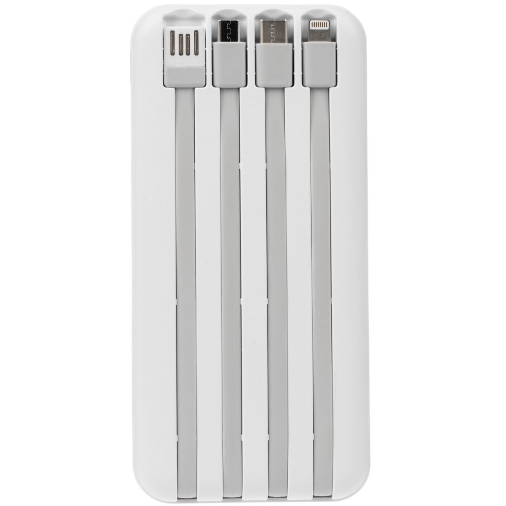 Внешний аккумулятор Omni Qi 10000 мАч, белый / Миниатюра WWW (1000)