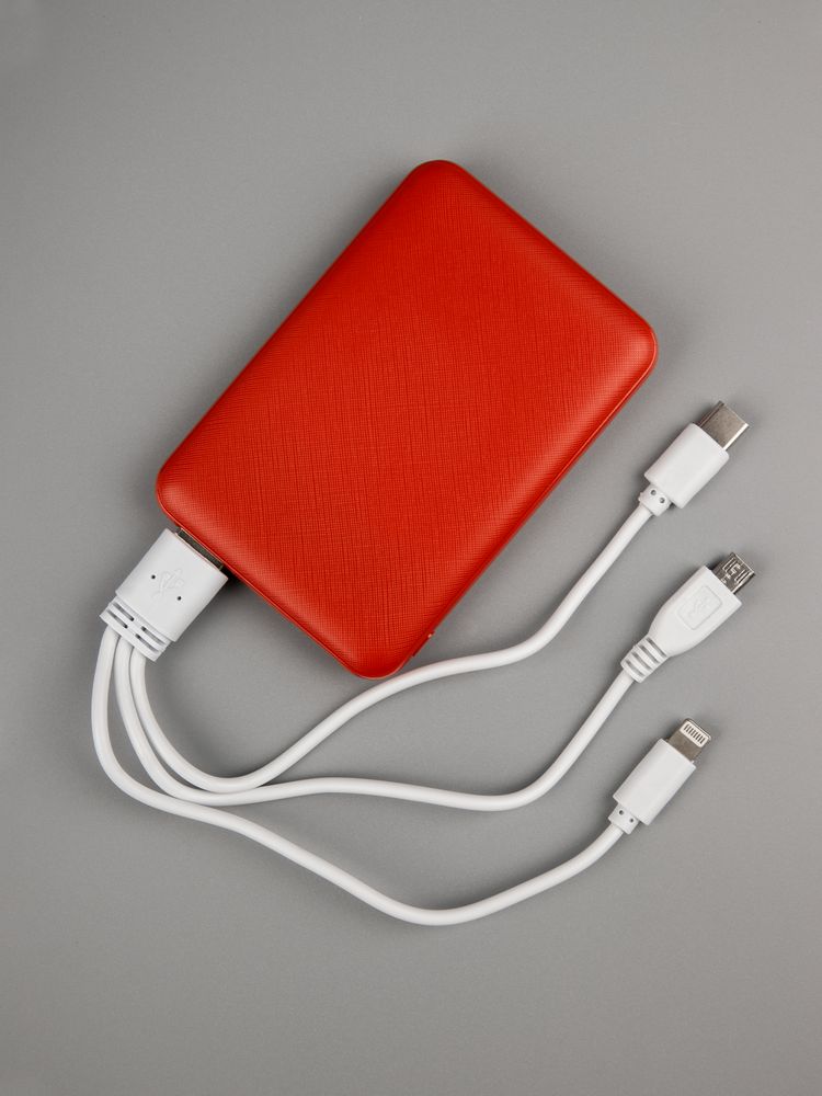 Внешний аккумулятор Uniscend Full Feel Type-C мАч, красный / Миниатюра WWW (1000)
