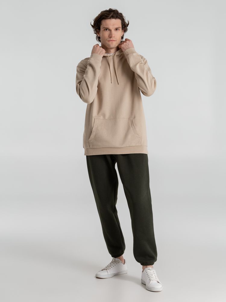 Толстовка с капюшоном унисекс Hoodie, бежевая / Миниатюра WWW (1000)